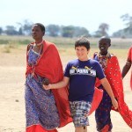 Warren in Masai Village